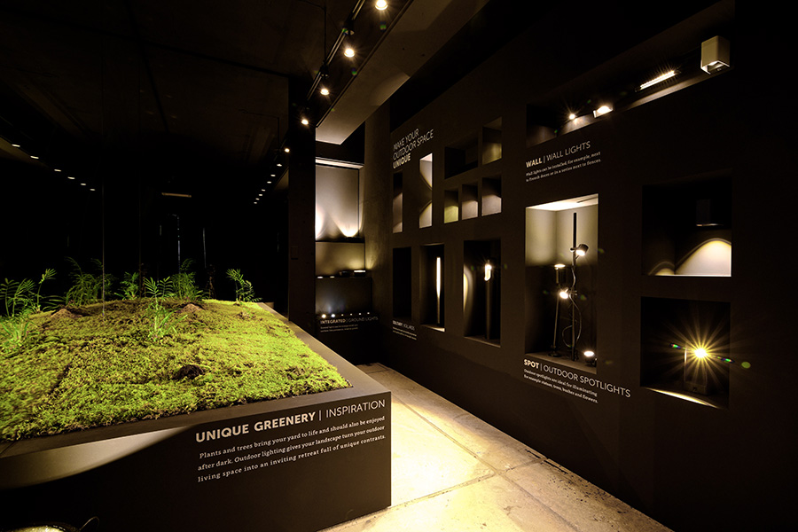 インライト社のショールーム